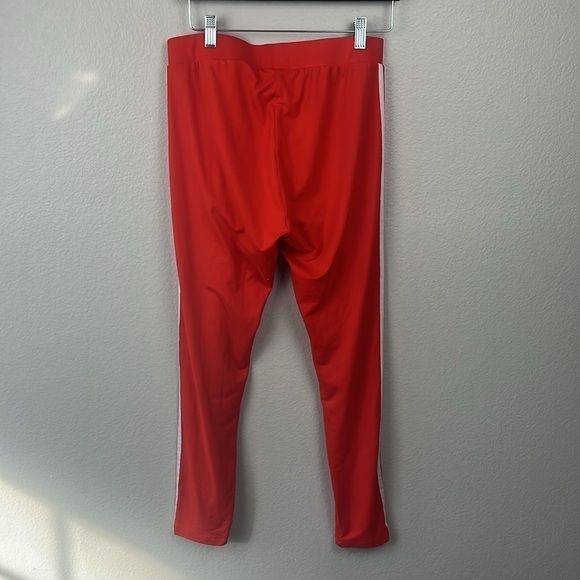 Feathers Red/White Track Pants Elastic Waist/Pull-On Leggings Joggers Lounge XL - Picture 4 of 9